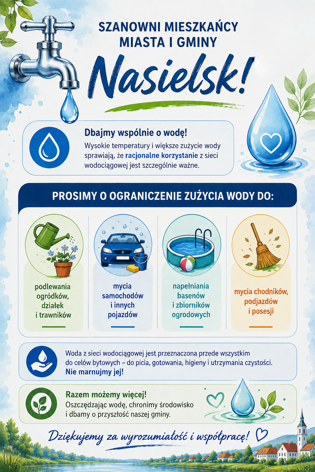 ograniczenie zużycia wody